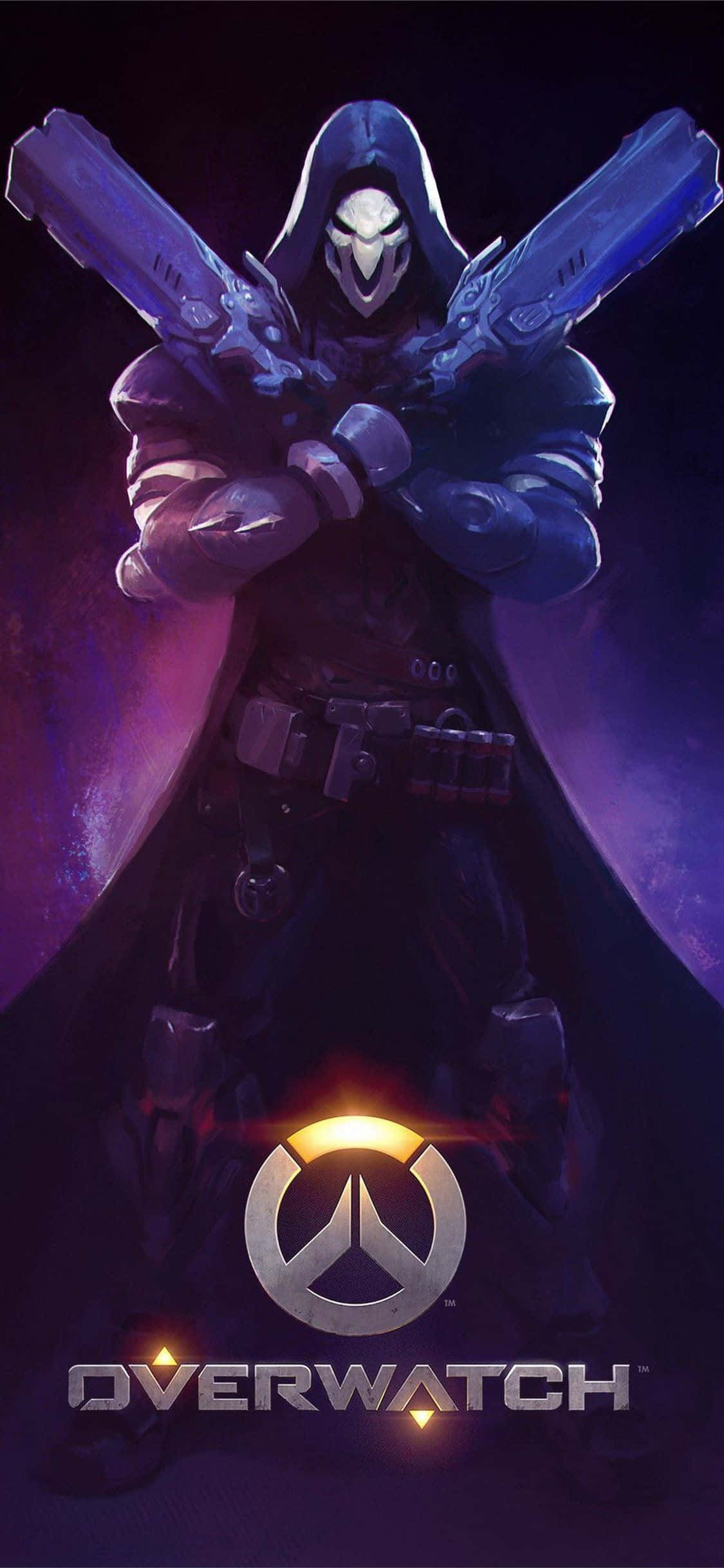 iPhone Xs Max Overwatch Taustakuva Reaper Overwatch Logo Taustakuvat