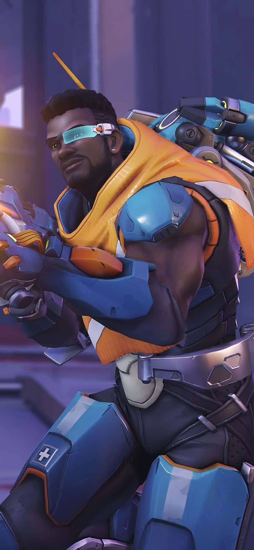 iPhone Xs Max Overwatch -taustakuva Baptiste hymyilee Taustakuvat