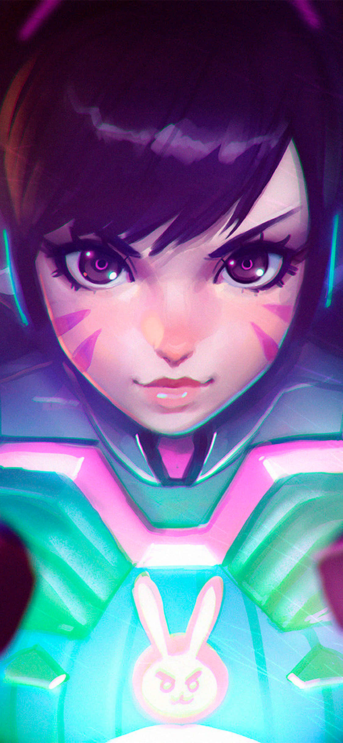 iPhone Xs Max Overwatch Taustakuva D.Va Loistava Pupulogo Taustakuvat