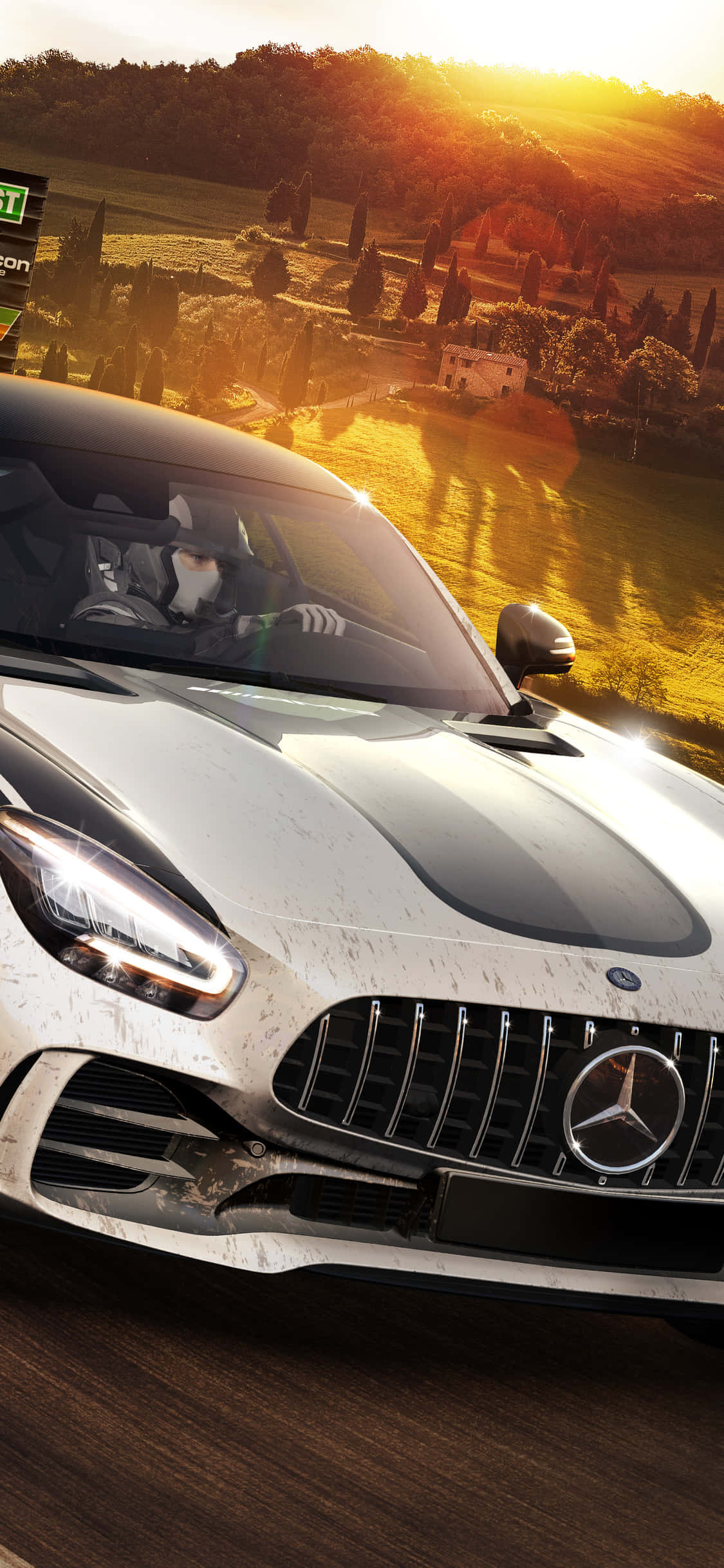 iPhone XS Max Project Cars 2 - Hopea Mercedes Benz -tausta Taustakuvat