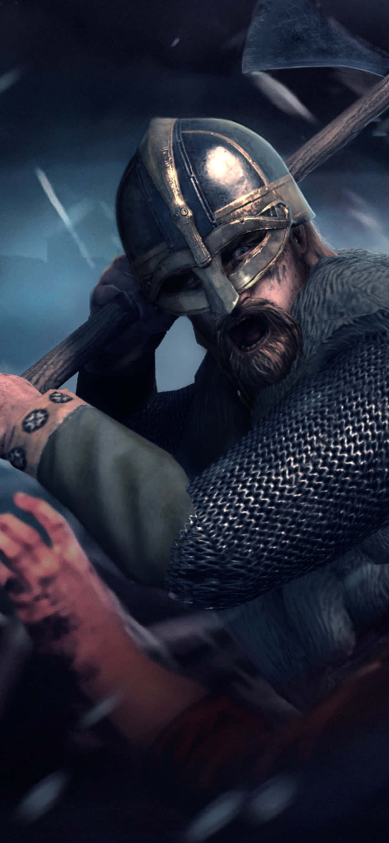 iPhone XS Max Total War Attila armoton ritari tausta Taustakuvat