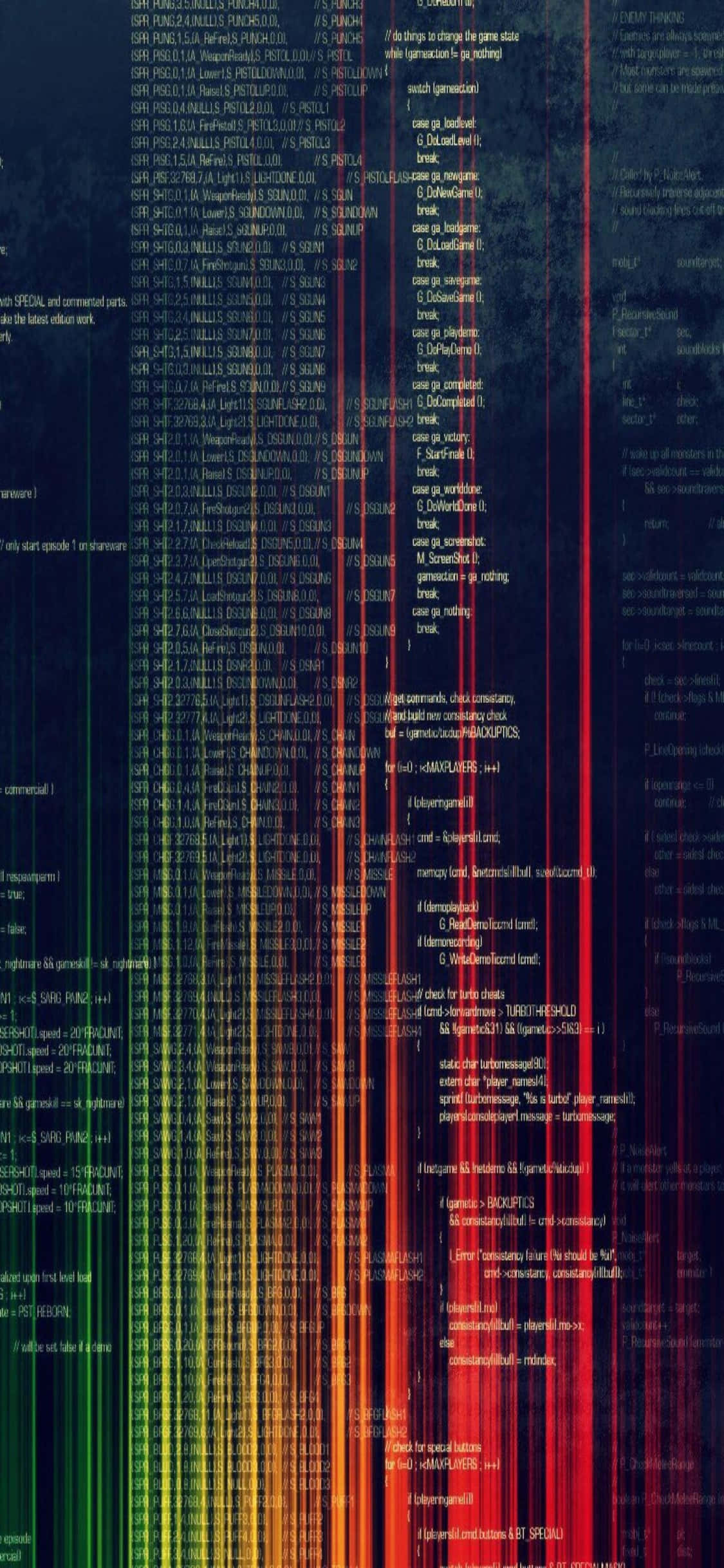 iPhone Xs Ohjelmointitausta Glitchissä Taustakuvat