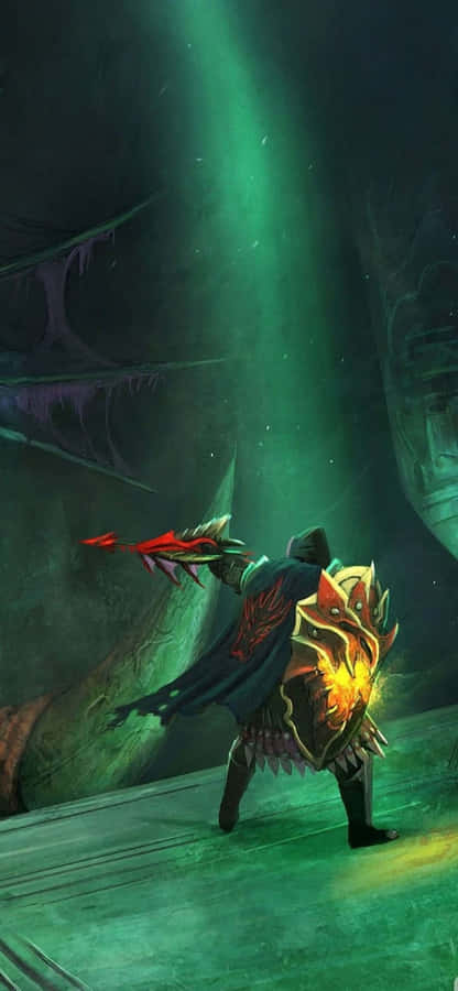 iPhone Xs Runescape taustakuva Soturi luolassa Taustakuvat