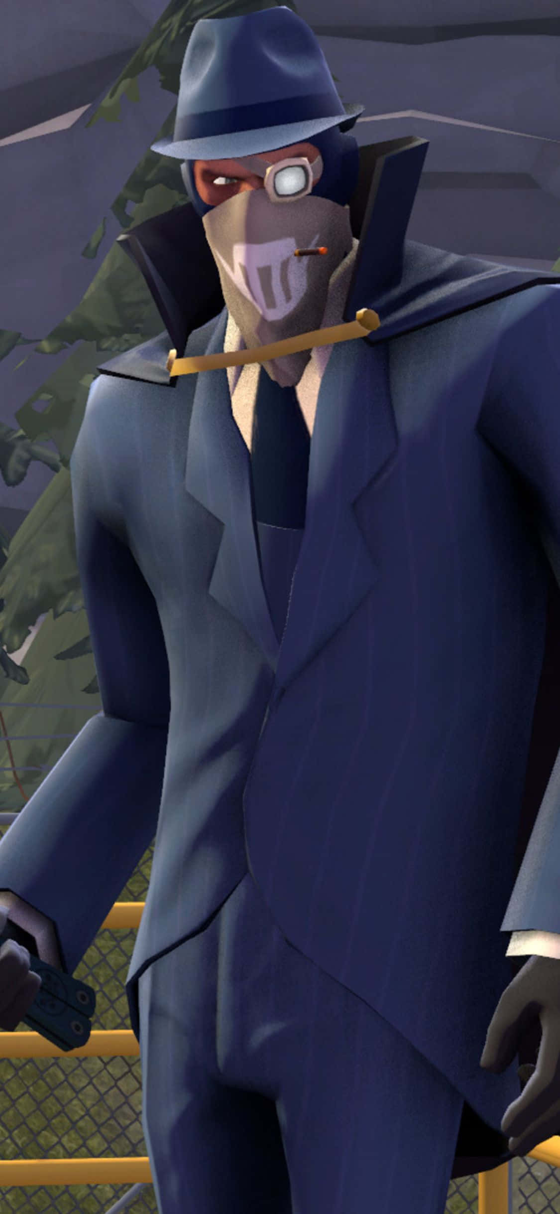 iPhone XS Team Fortress 2 -pelihahmo Spy -tausta Taustakuvat