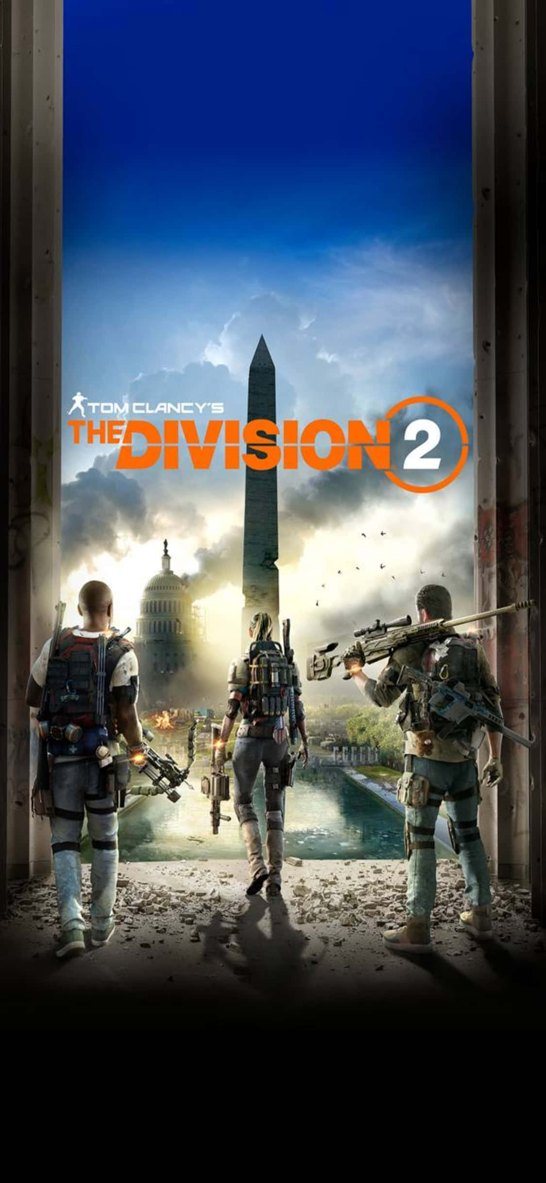 iPhone Xs The Division - Taustakuva - Pelin juliste Washingtonissa Taustakuvat