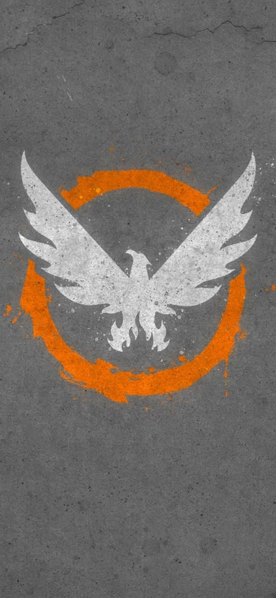iPhone Xs The Division - Taustakuva - Valkoinen Feeniks-logo Taustakuvat