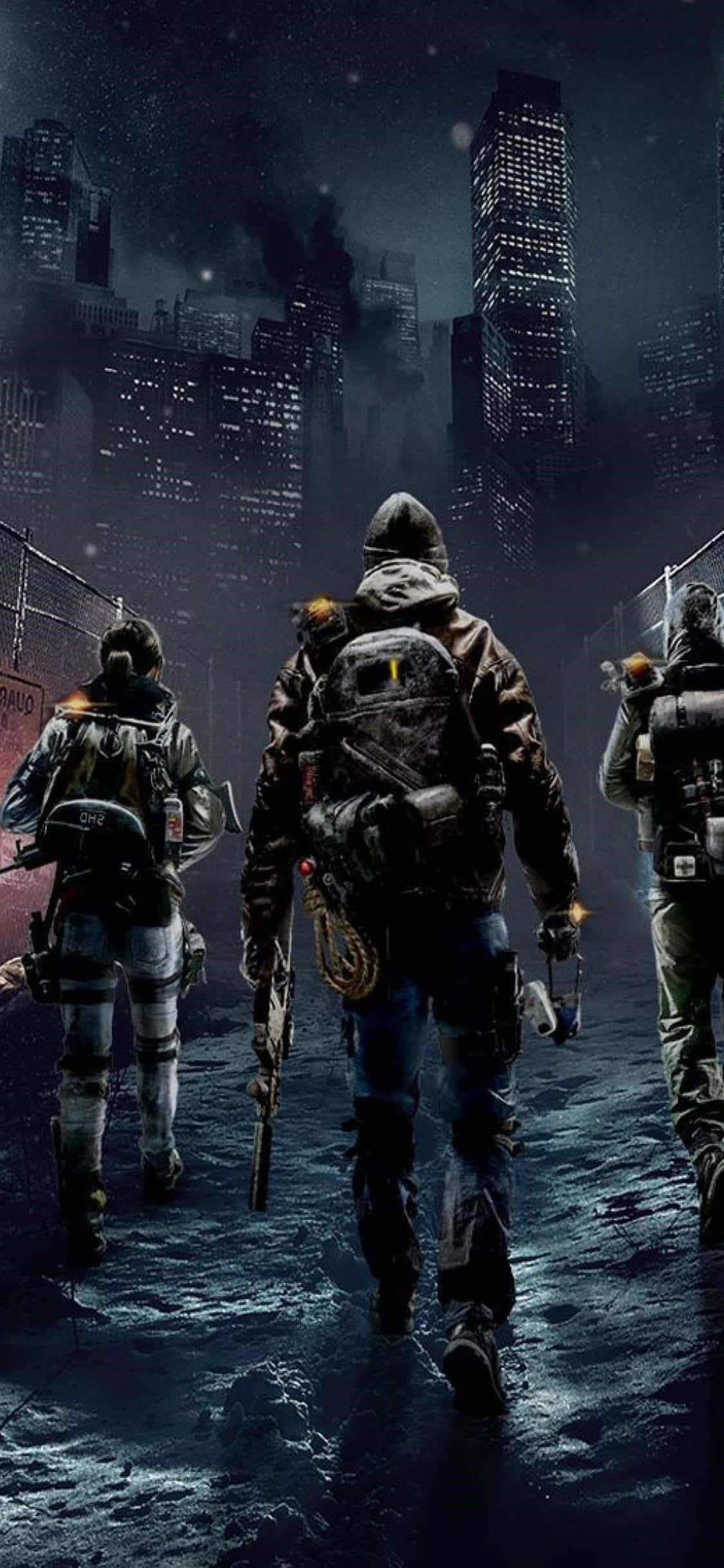 iPhone Xs The Division - Tausta joukkueen matkalla kaupunkiin Taustakuvat