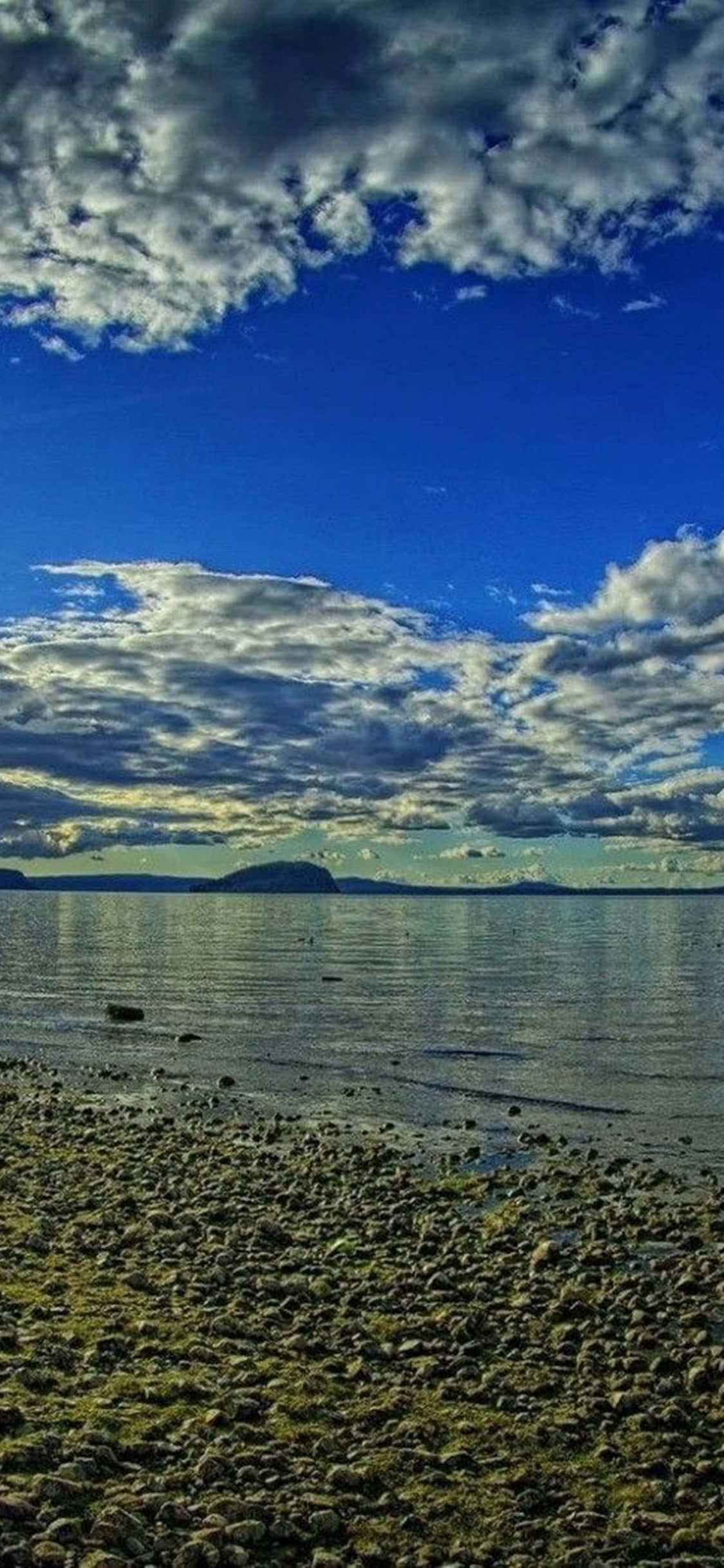 iPhone Xs Desktop PC Merenranta -taustakuva Taustakuvat