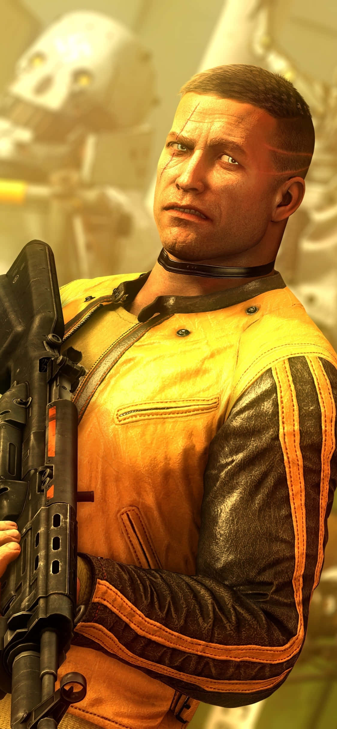 iPhone Xs Wolfenstein Ii B.J. Blazkowicz Taustakuva Taustakuvat