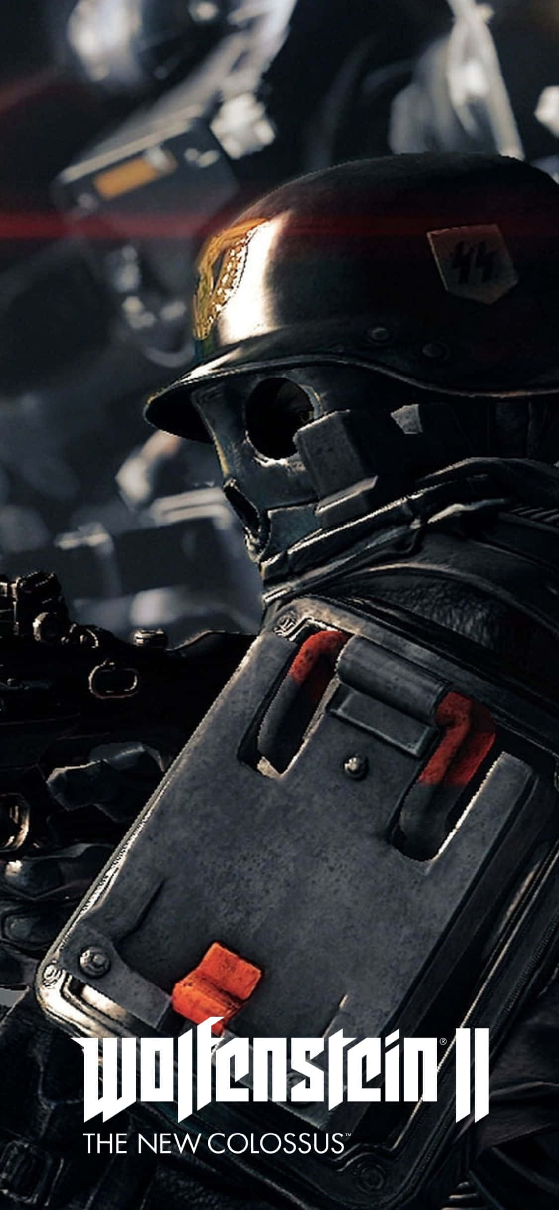 iPhone Xs Wolfenstein Ii Natsisotilaan Taistelutausta Taustakuvat