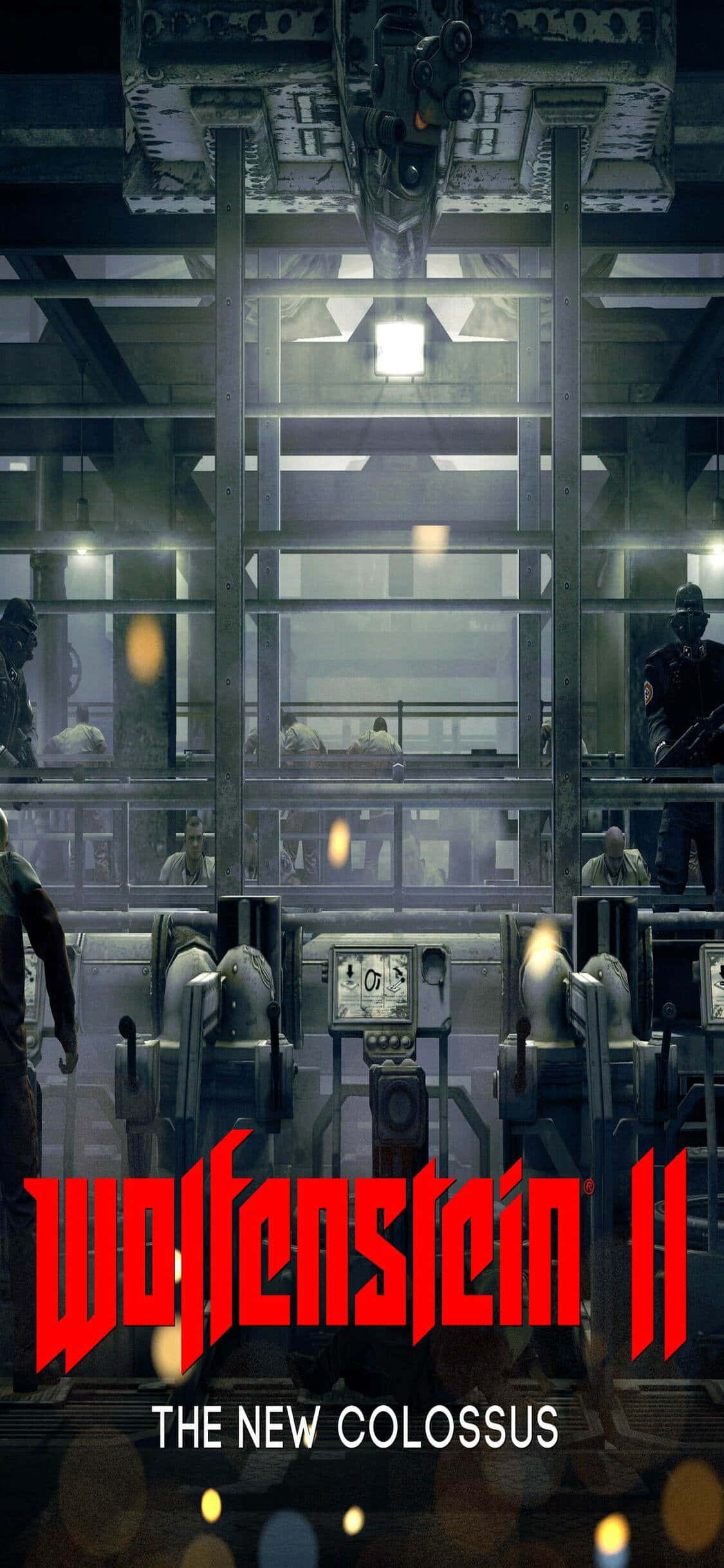 iPhone Xs Wolfenstein II -varastotukikohtatausta Taustakuvat