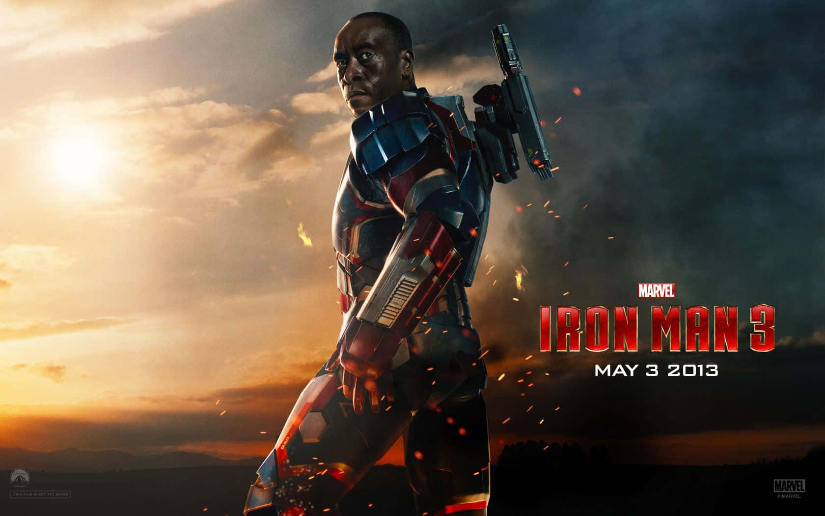 Iron Man 3 - eversti James Rhodes Taustakuvat