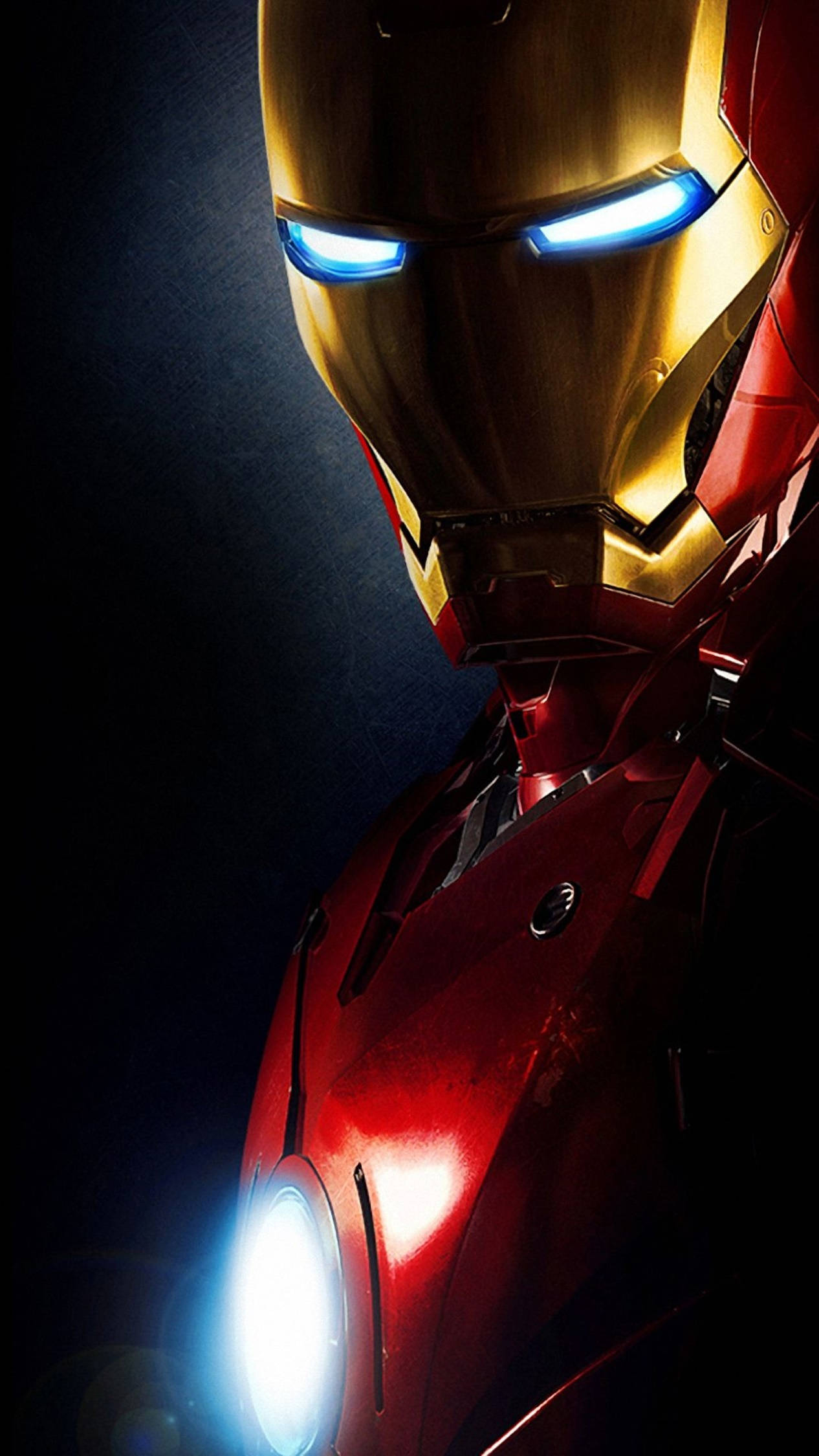 Iron Man 4K iPhone Hehkuvat Silmät Taustakuvat