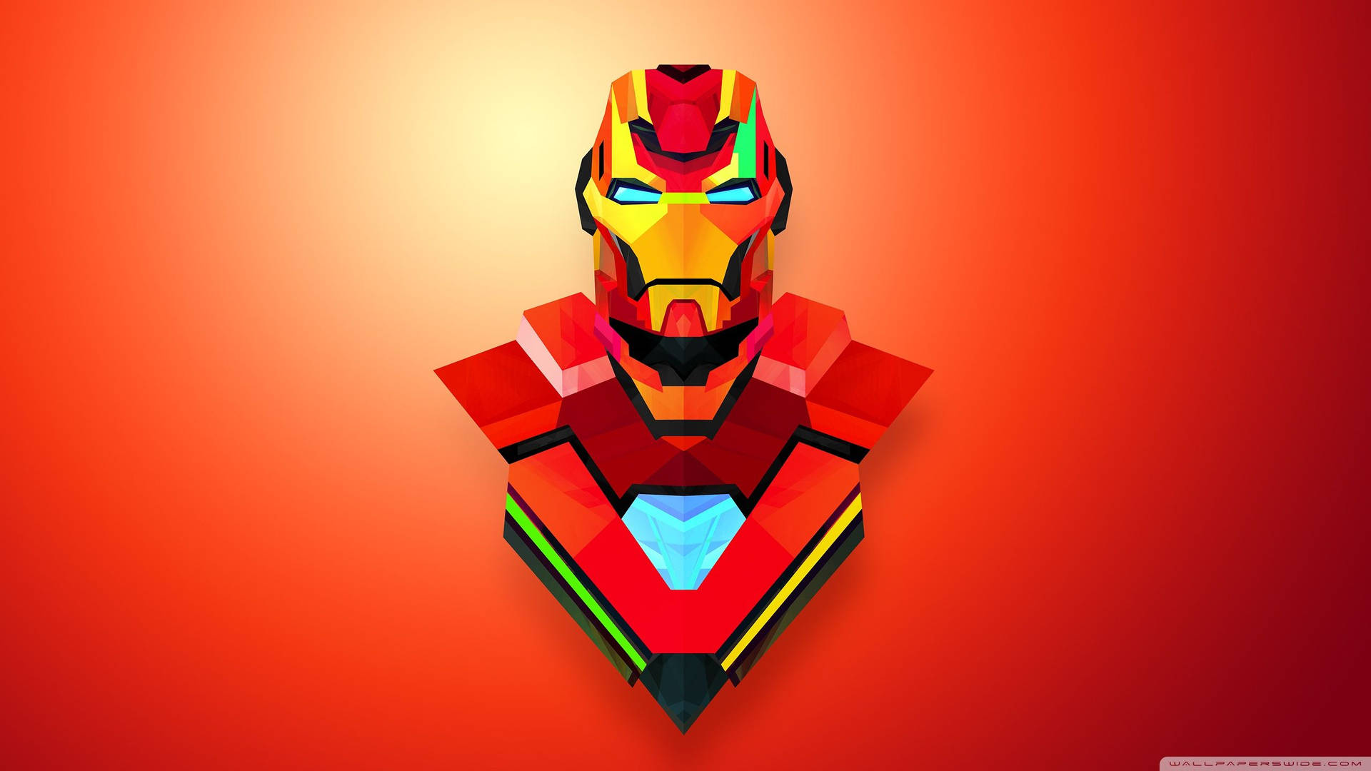 Iron Man abstrakti taide taustakuva