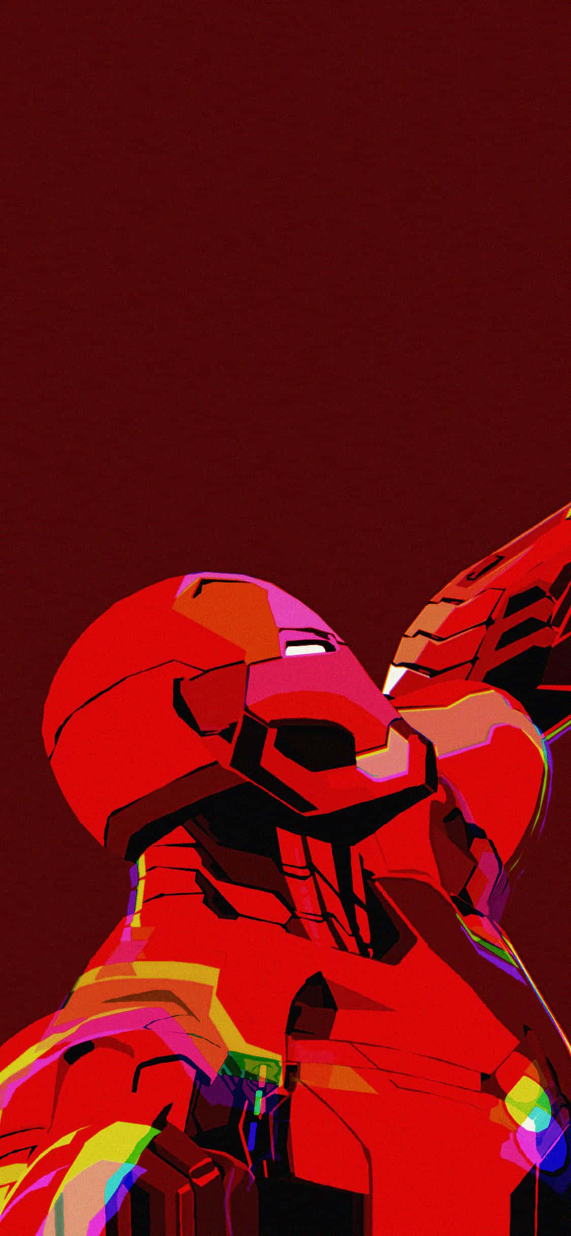 Iron Man Glitch Edit iPhone X Taustakuvat