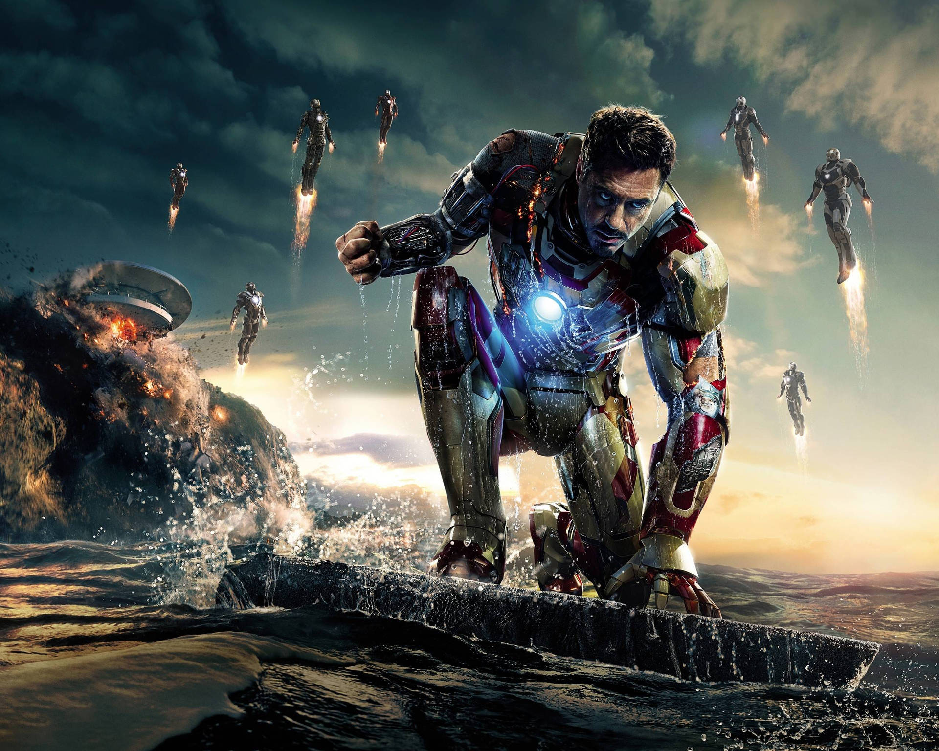 Iron Man ilman naamiota -taustakuva