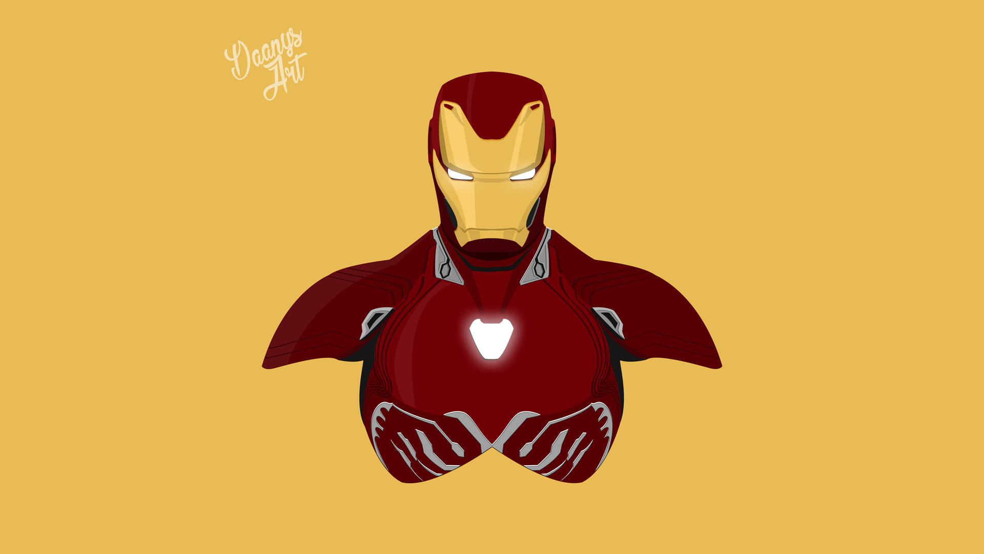 Iron Man minimalistinen taide taustakuva