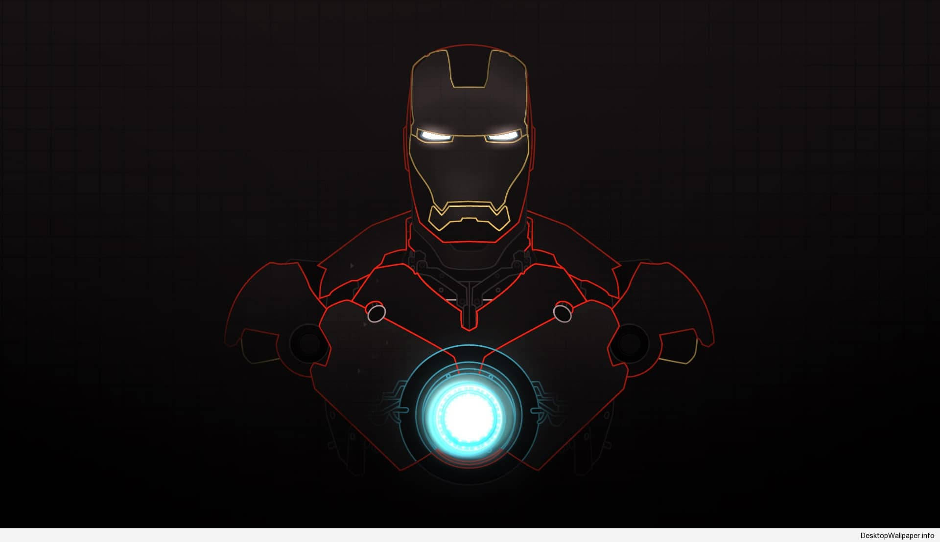 Iron Man neonvalot taustakuva