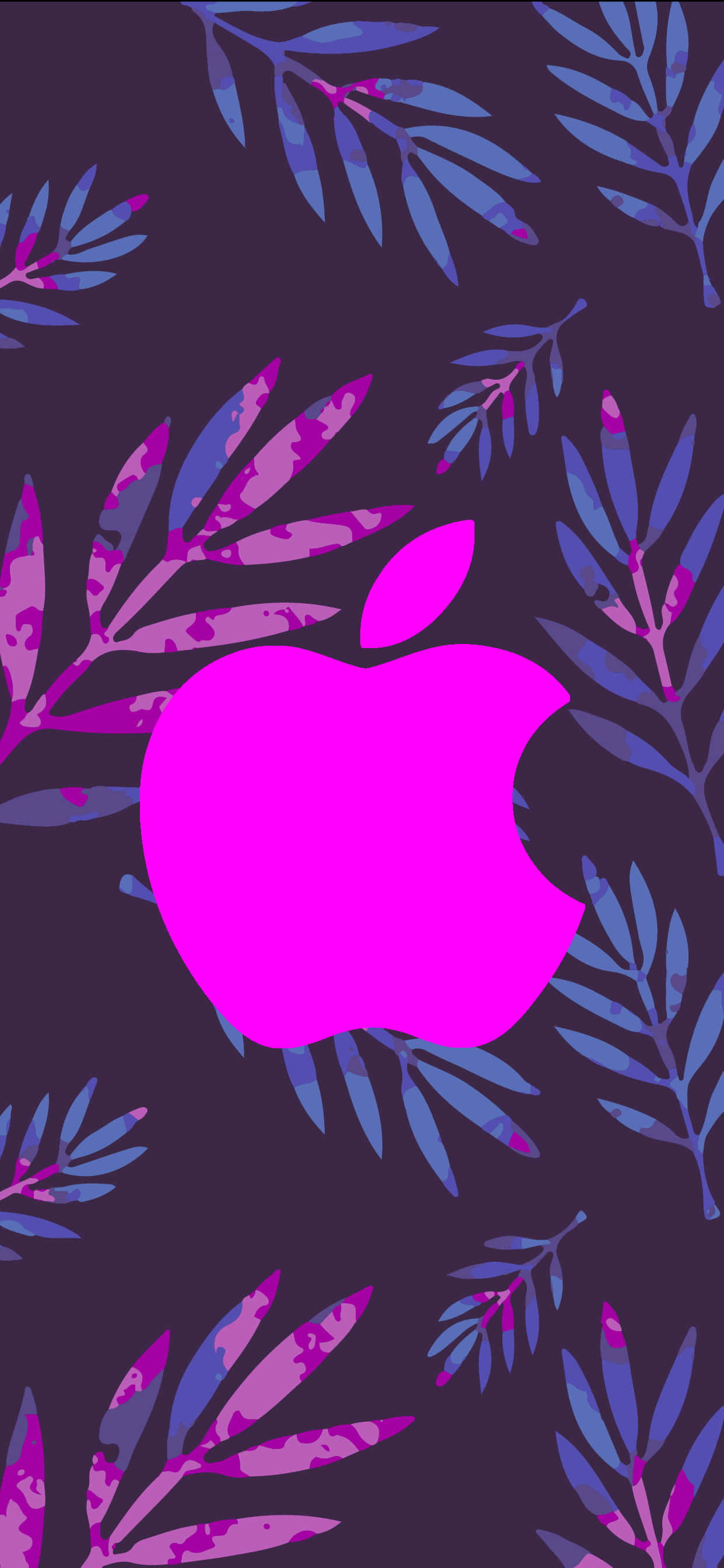 Iso Violetti Logo Mahtava Apple HD iPhone Taustakuvat