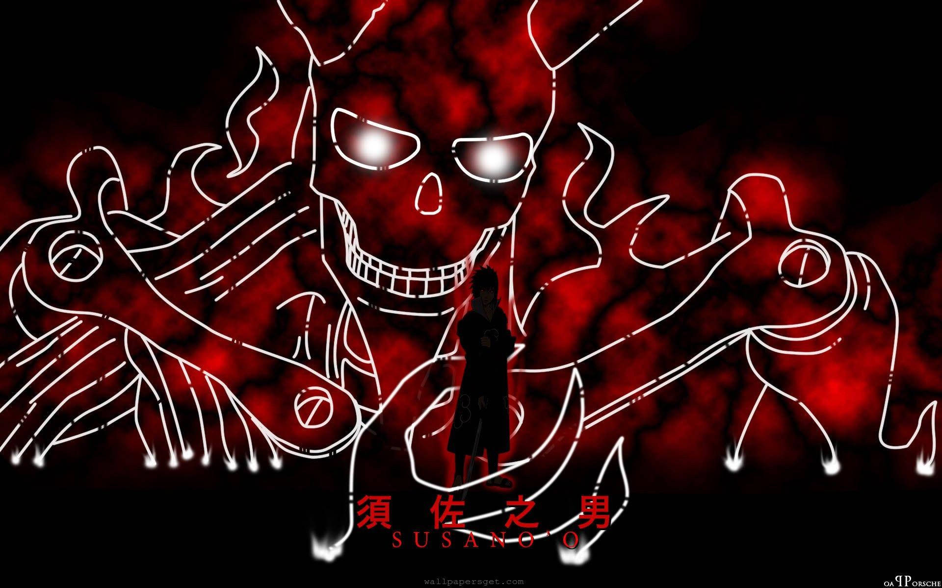 Itachi ja hänen voimakas Susanoo Taustakuvat