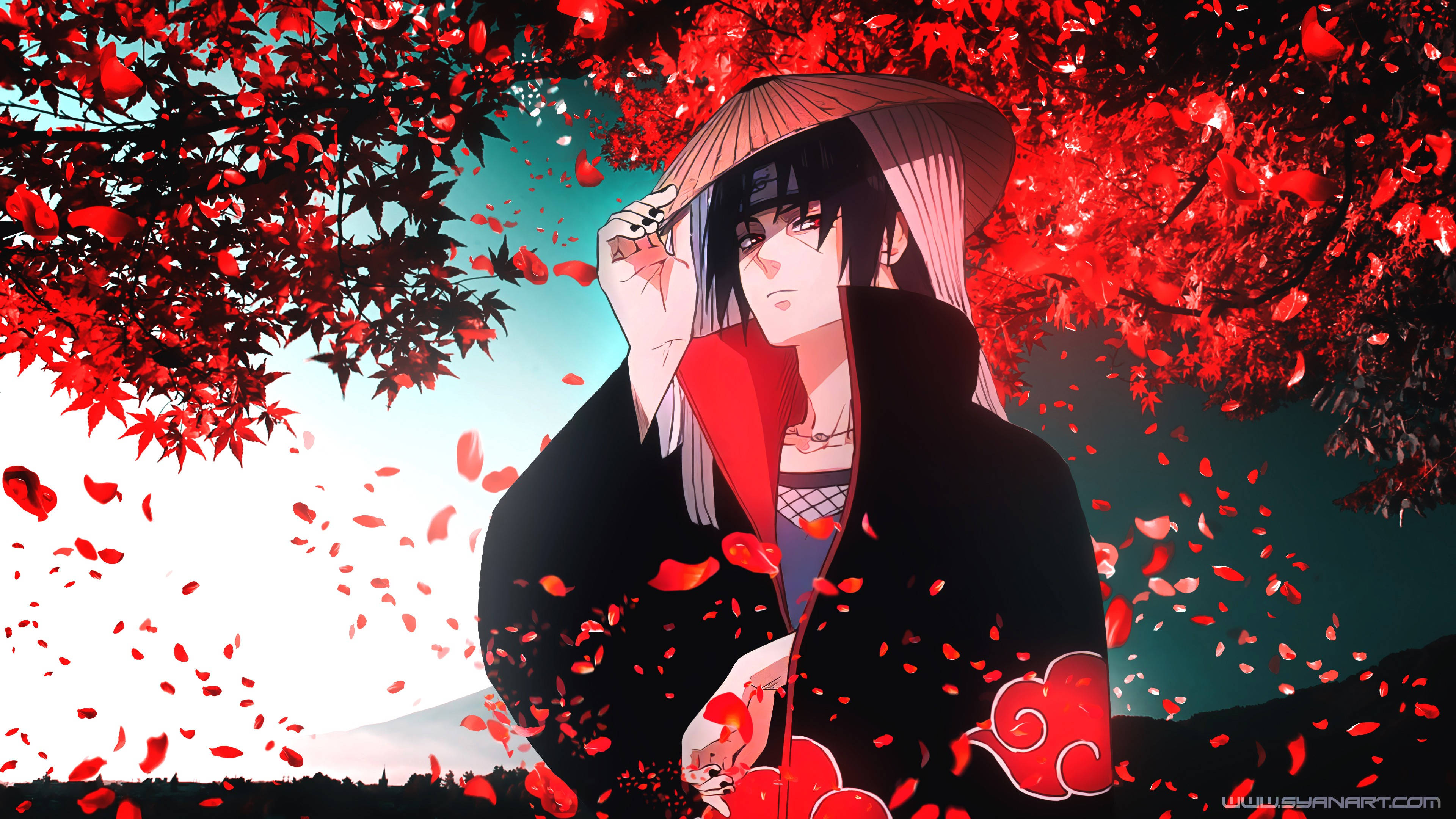 Itachi-taideteos 4K Ultra HD Naruto Taustakuvat