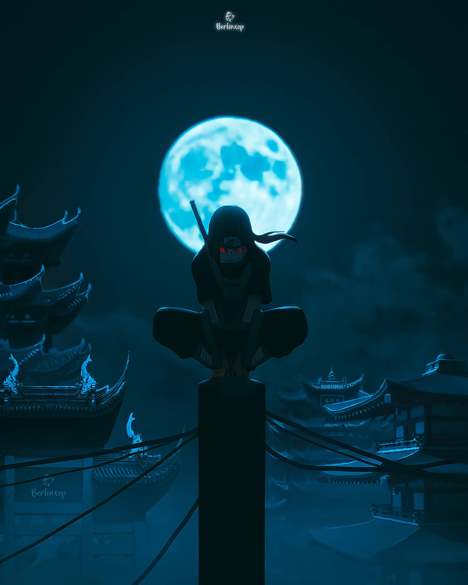 Itachi Täysikuu Naruto Mobiili 4K Taustakuvat