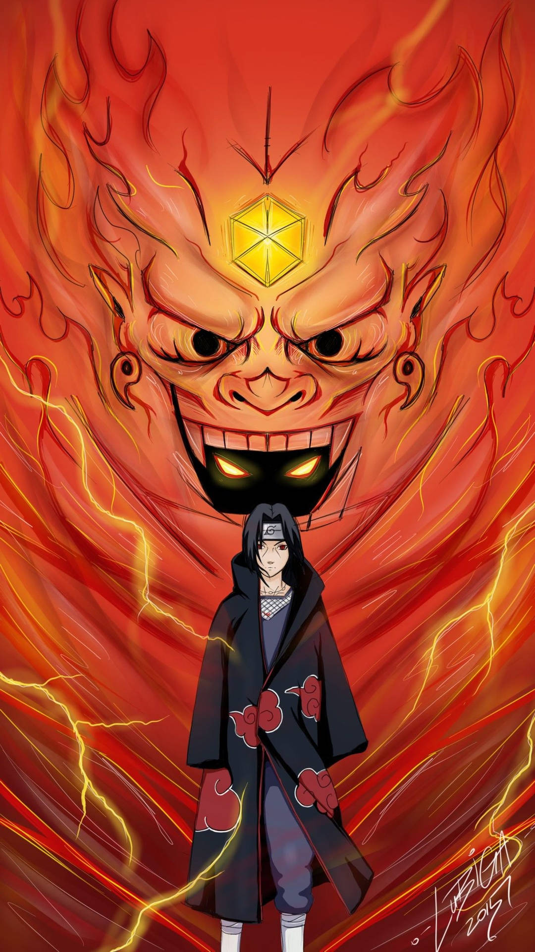 1280x2276 Itachi Susanoo -taustakuva