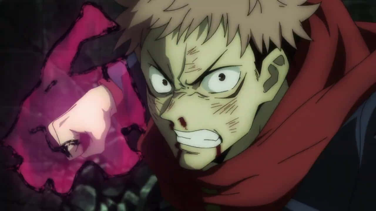 Itadori Yuji Vihainen Aura Isku Taustakuvat