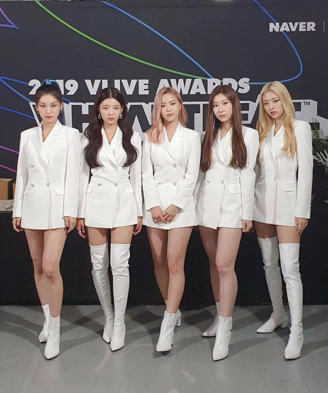 ITZY Vlive Awards 2019 Taustakuvat