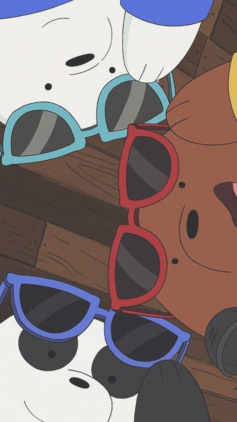 Jääkarhu piirroshahmo We Bare Bears Taustakuvat