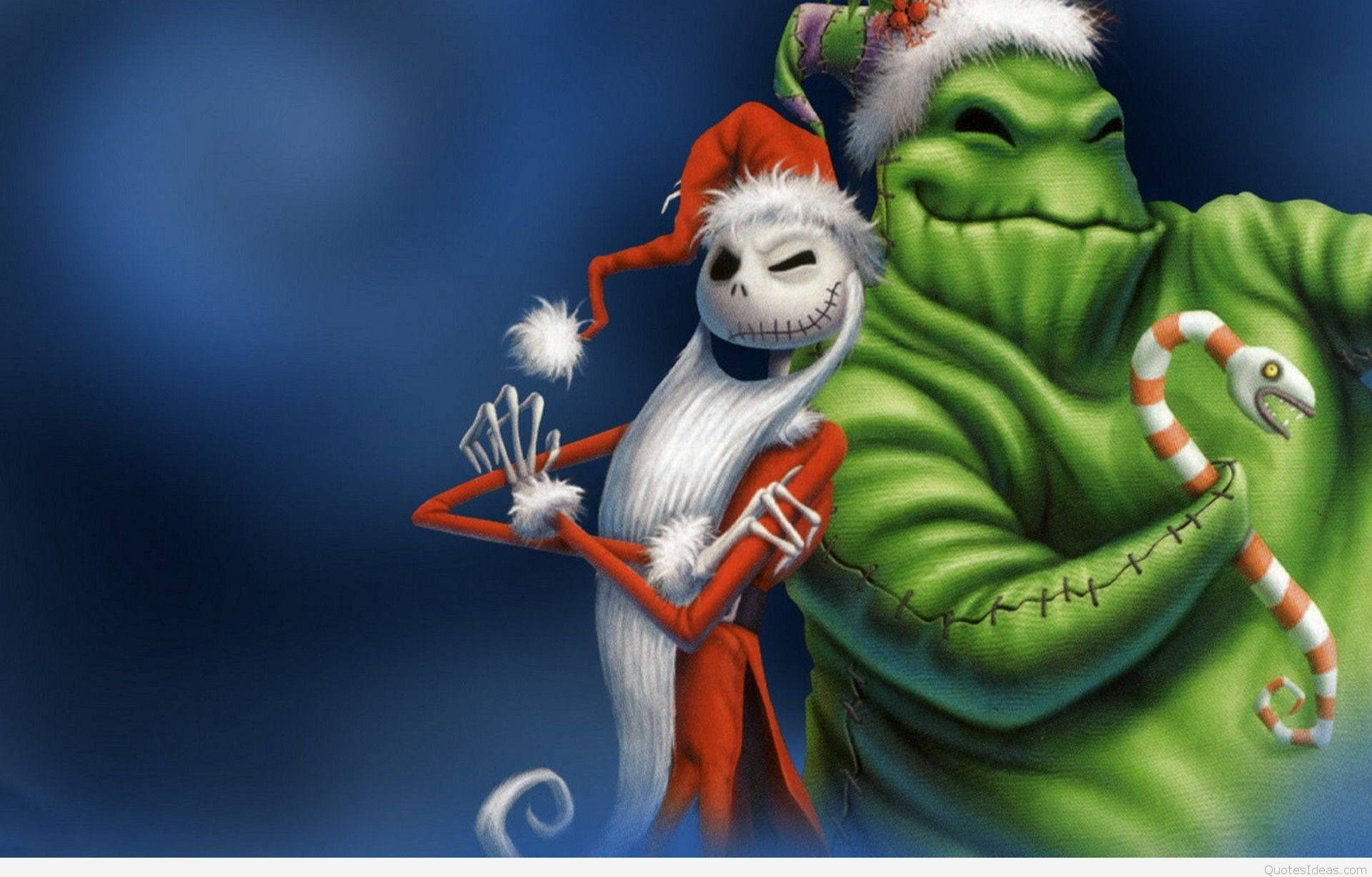 Jack ja Oogie Boogie hauska joulu Taustakuvat
