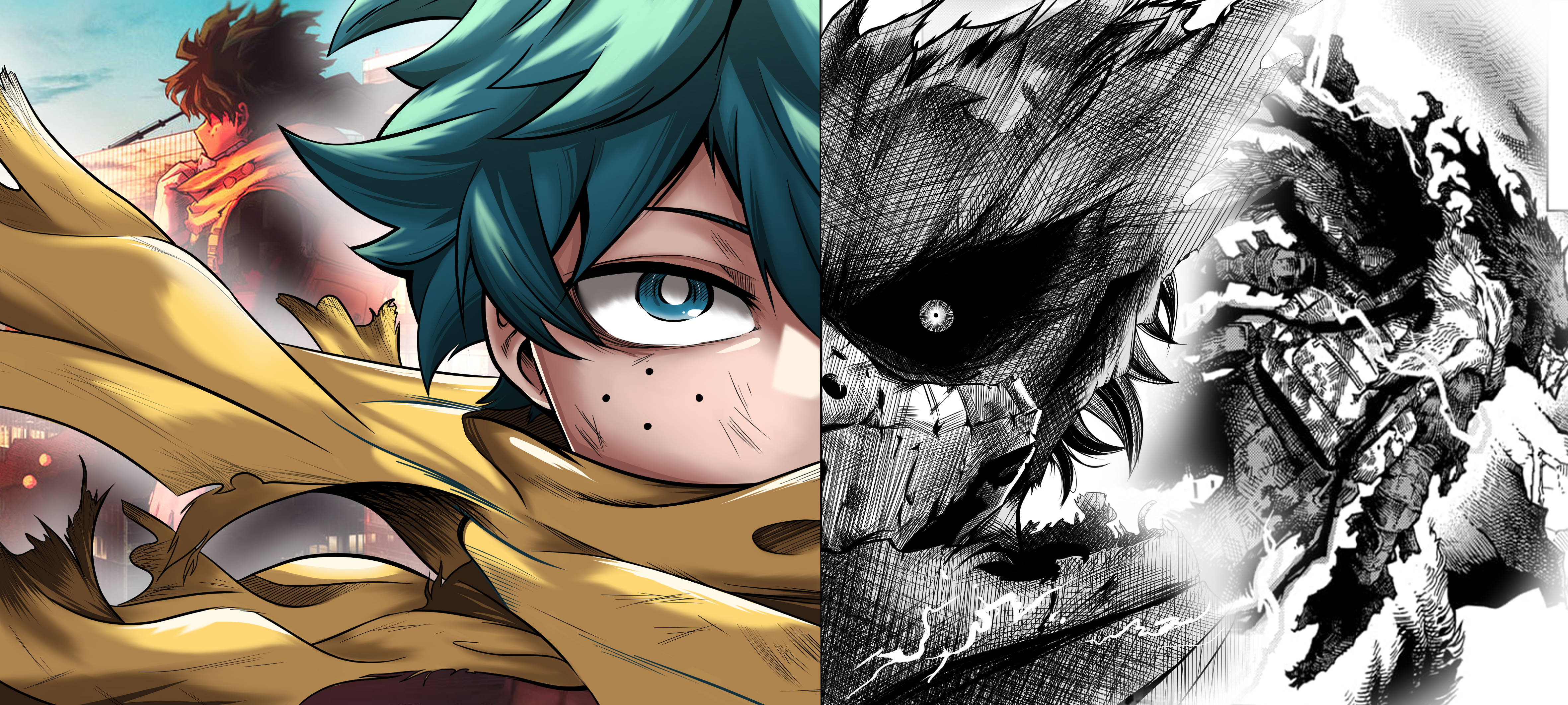 Jaettu Izuku Midoriya 4K Taustakuvat