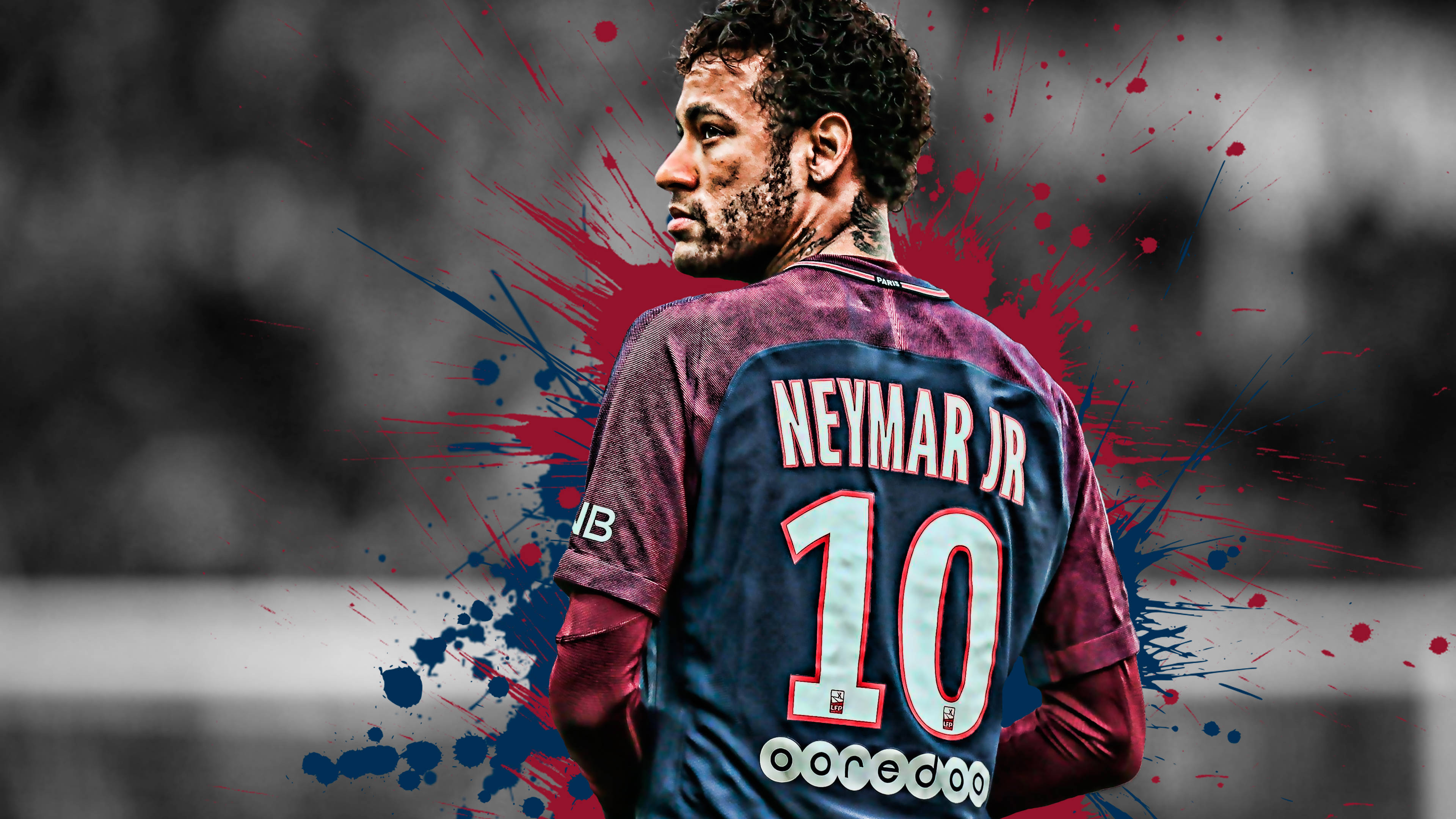 Jalkapalloilijat Neymar takaa Taustakuvat