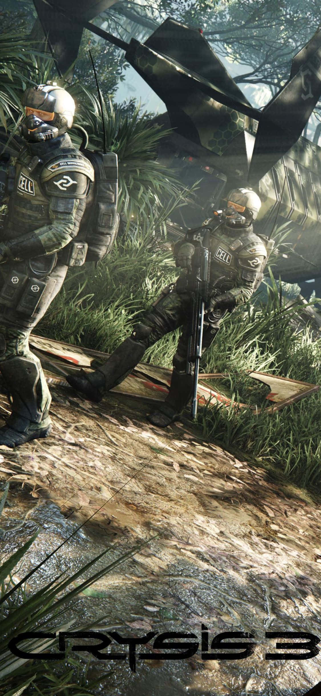 Jännittävä tieteisseikkailu – Crysis 3 iPhone X:lle Taustakuvat