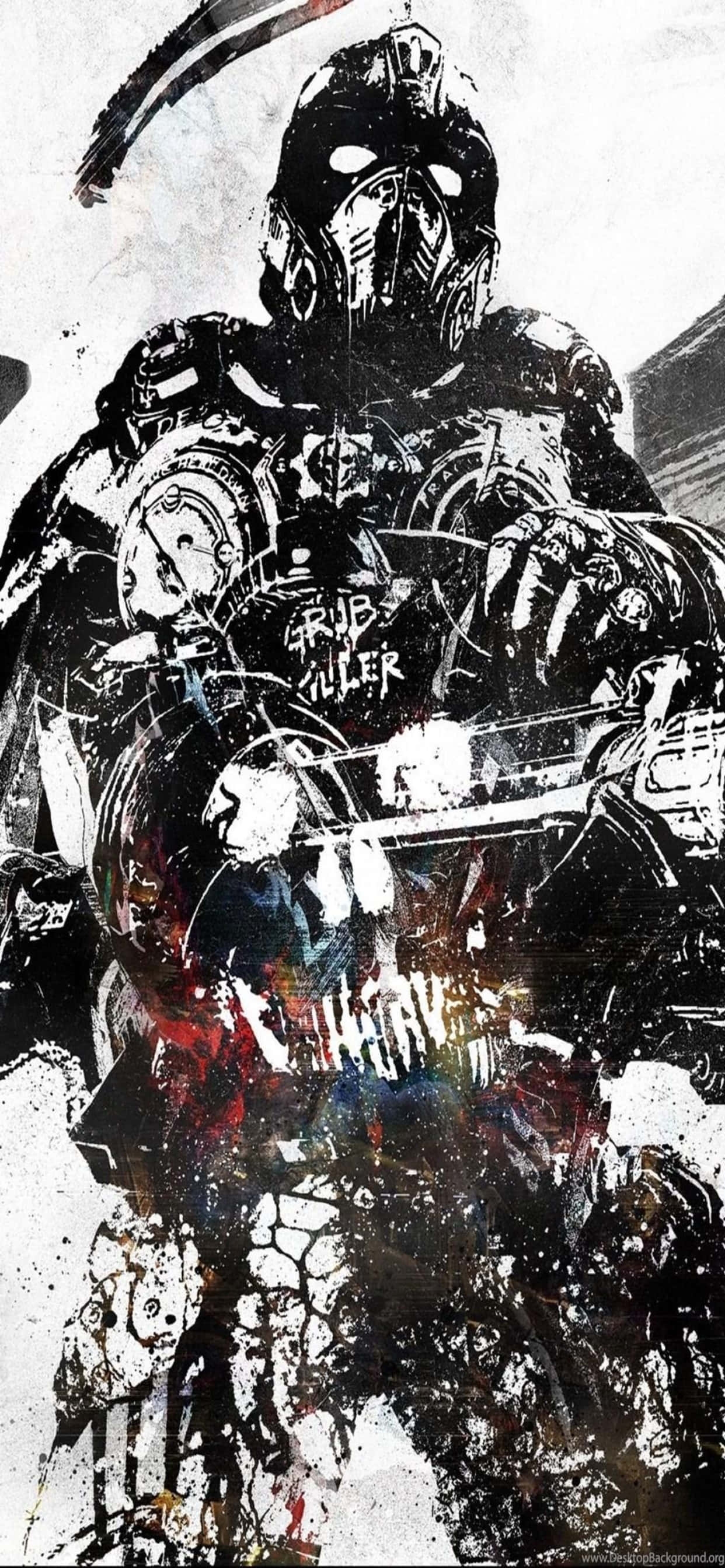Jännittävää Gears of War 5 -pelin toimintaa iPhone XS Max -laitteella Taustakuvat