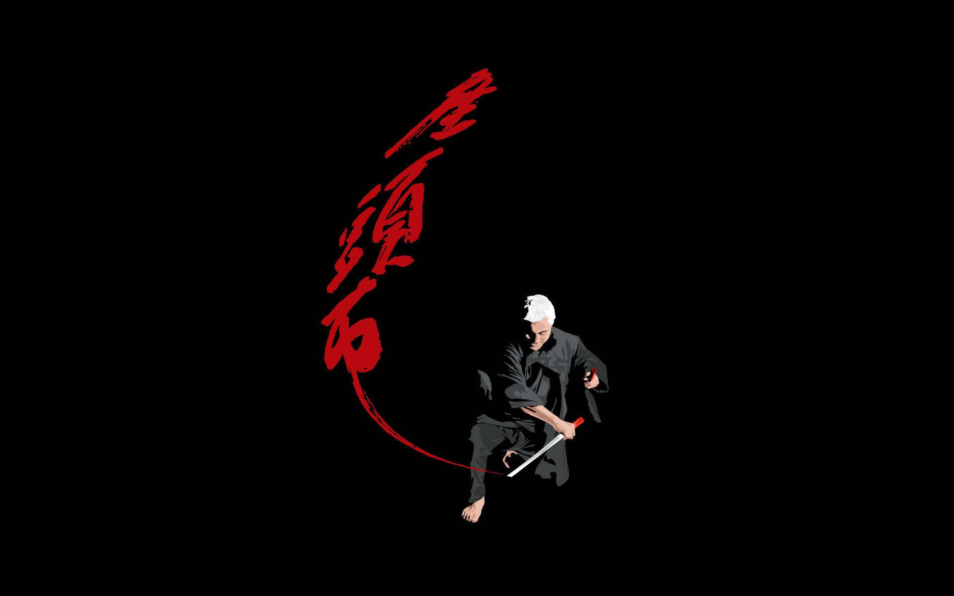 Japanilainen samuraitaideteos Taustakuvat