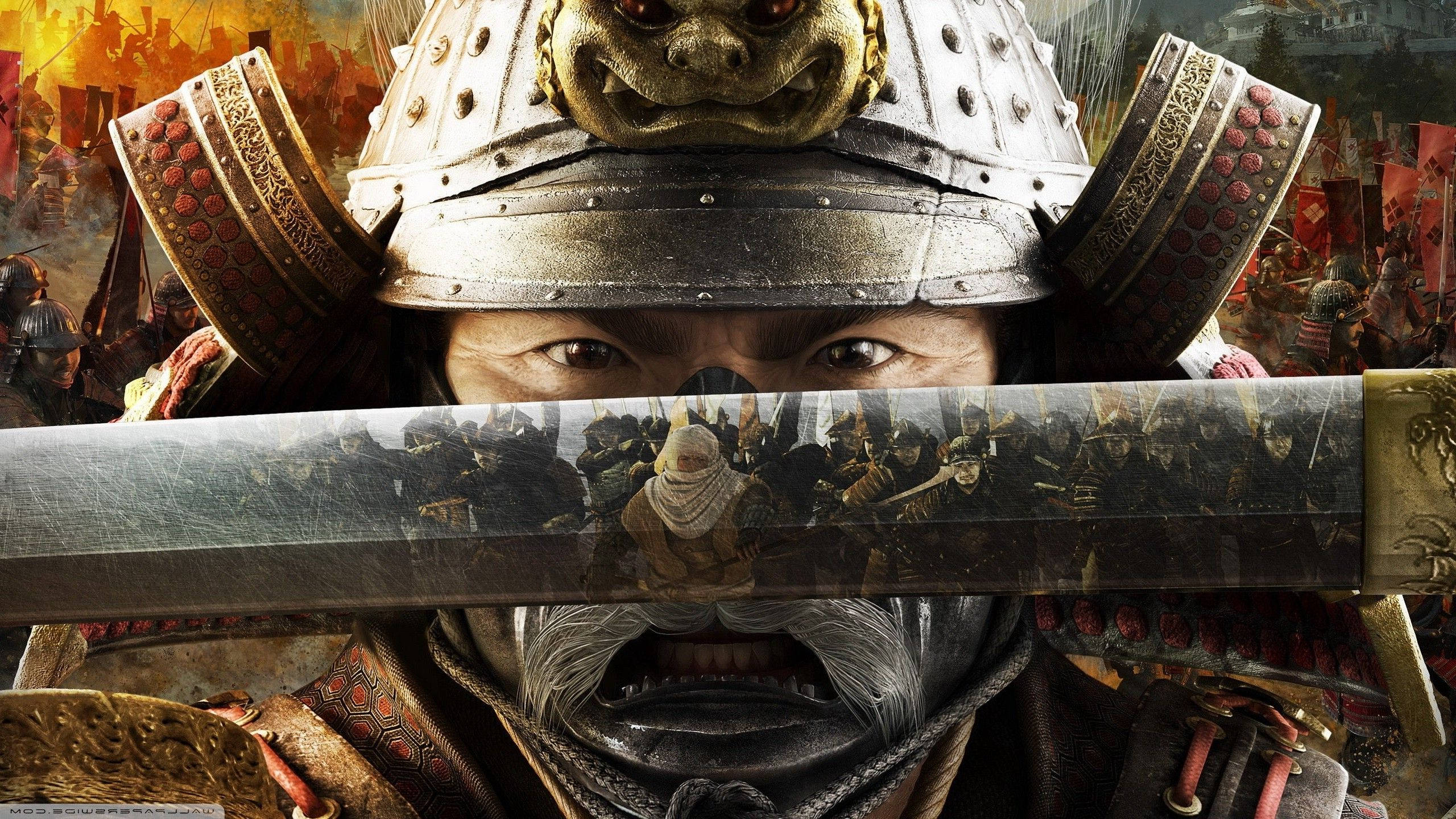 Japanilainen samuraisota Taustakuvat
