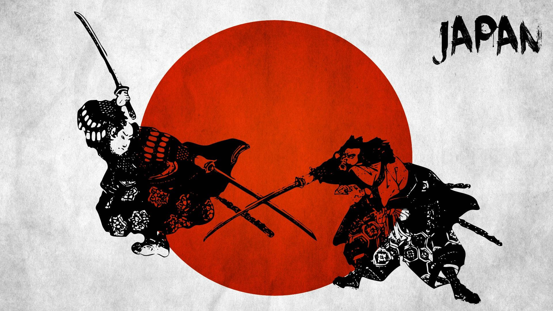Japanilainen samurailippu miekkataistelu Taustakuvat