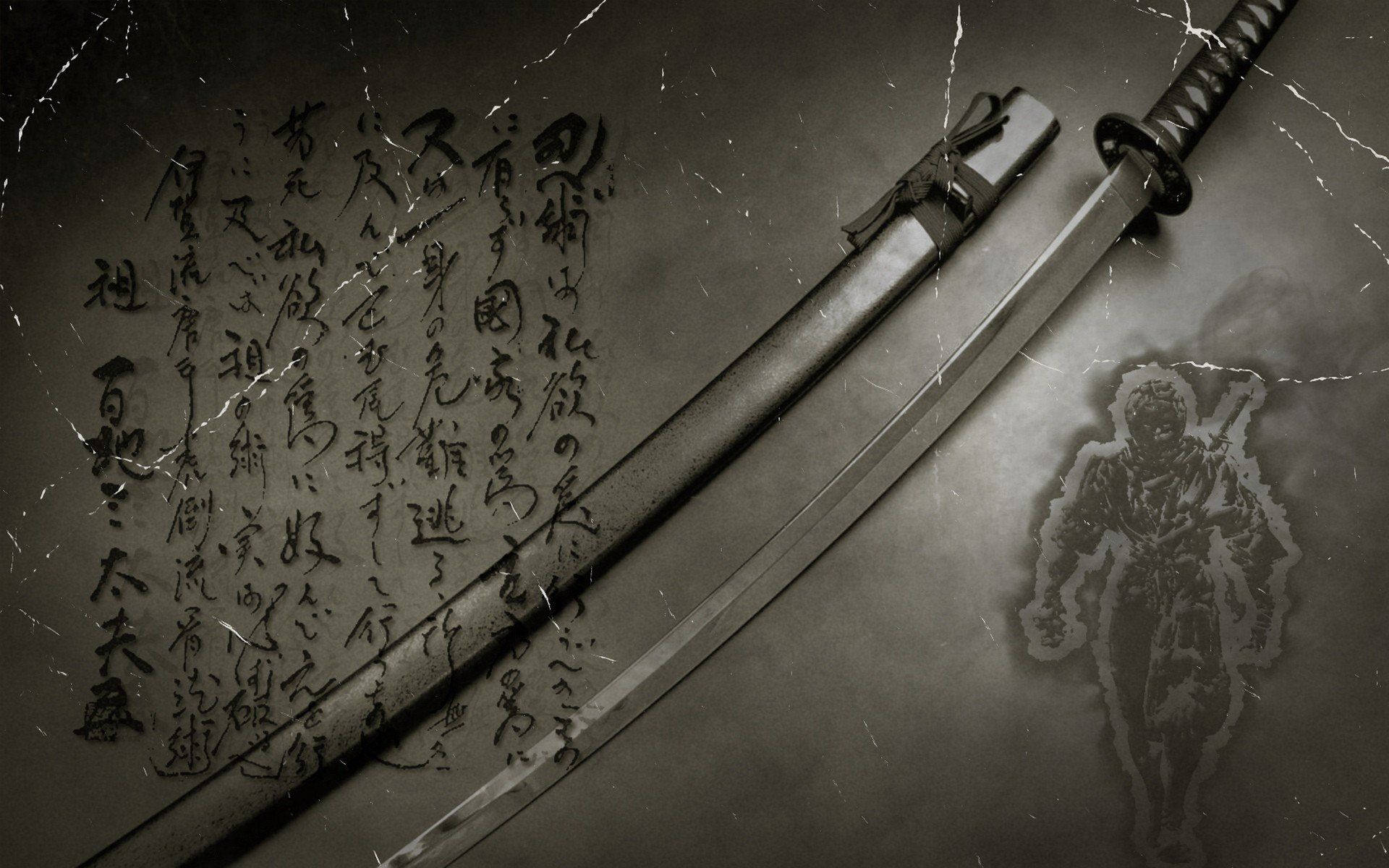 Japanilaiset samuraiterät Taustakuvat