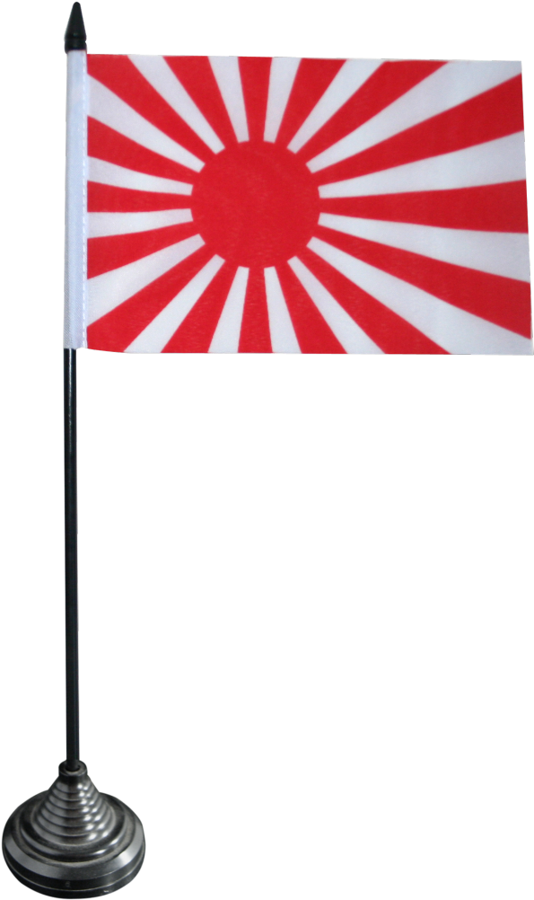 Japanin nousevan auringon lippu jalustalla Taustakuvat