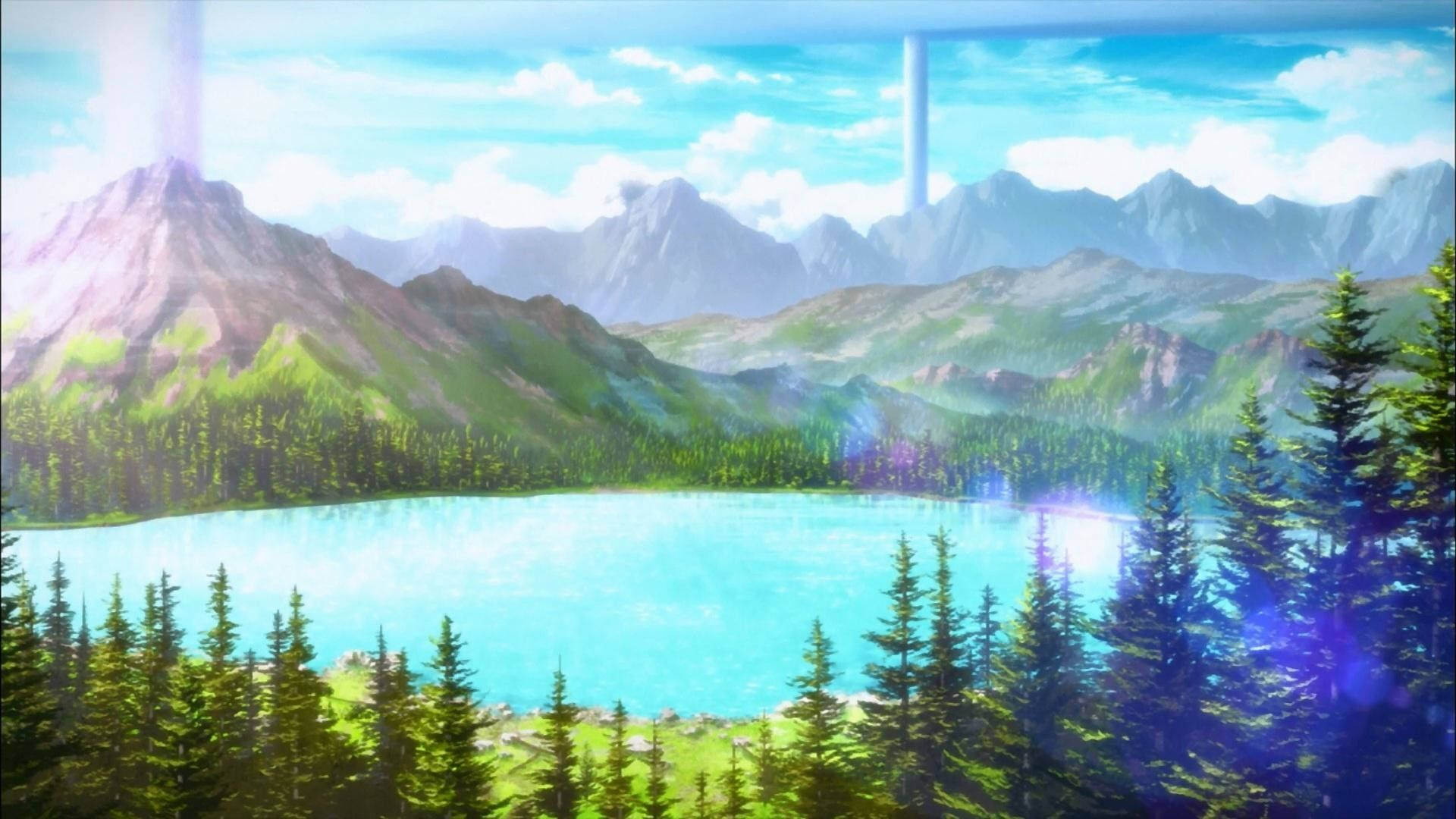 Järvi Anime Maisema Taustakuvat