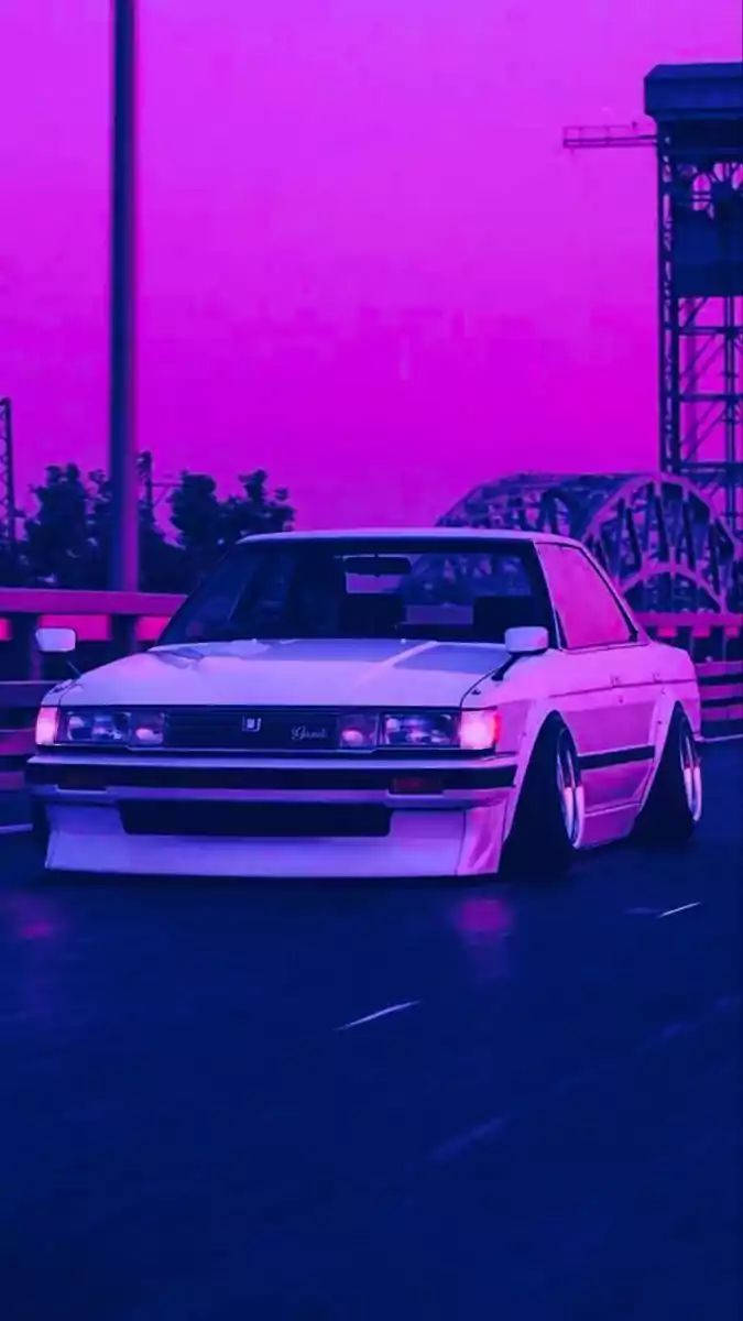 JDM-estetiikka klassinen Toyota Taustakuvat