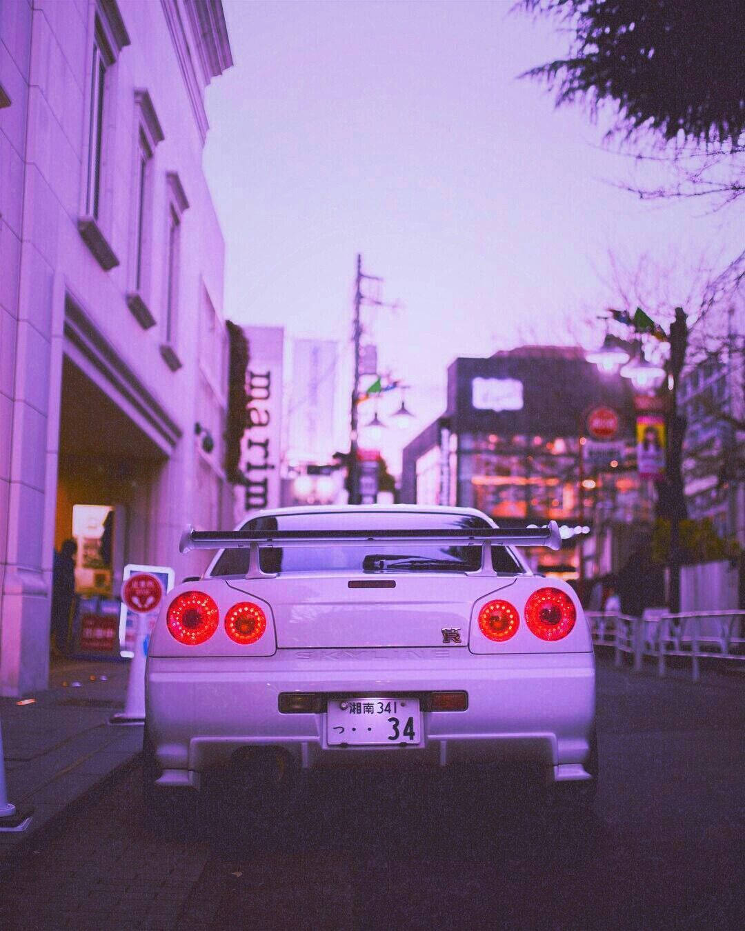 JDM-estetiikka Skyline GT-R Taustakuvat