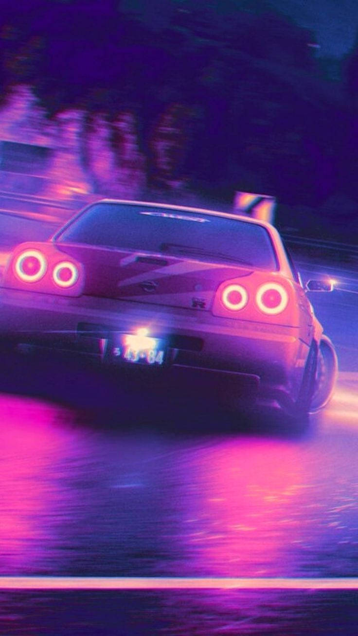 JDM-estetiikka Skyline Taustakuvat