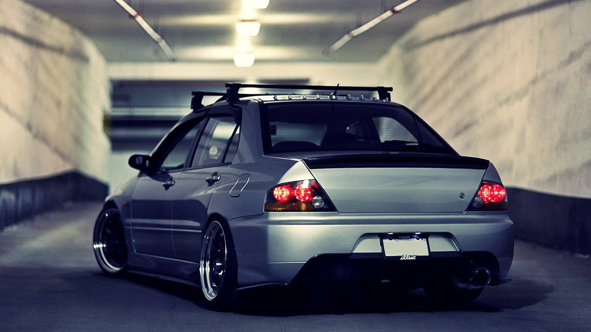 JDM-estetiikkaa Mitsubishi Lancer Taustakuvat