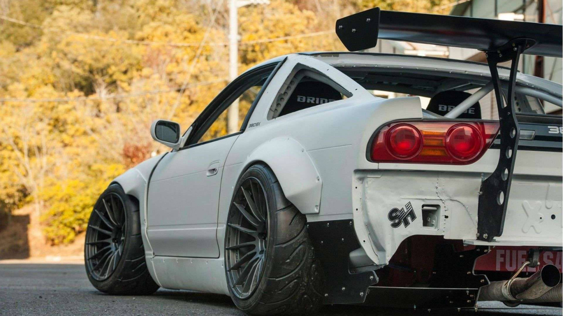 JDM-estetiikkainen Nissan 200SX Taustakuvat