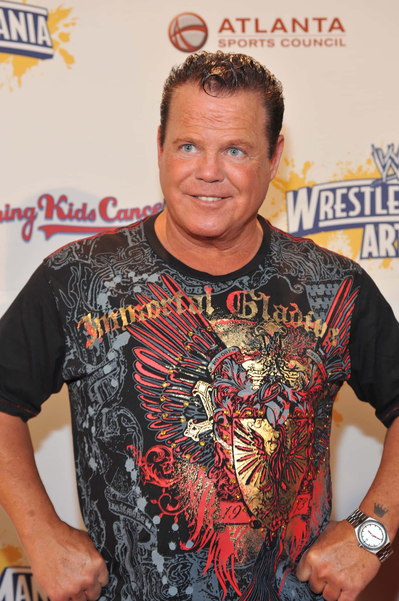 Jerry Lawler 2011 WrestleMania-taidetapahtumassa Taustakuvat