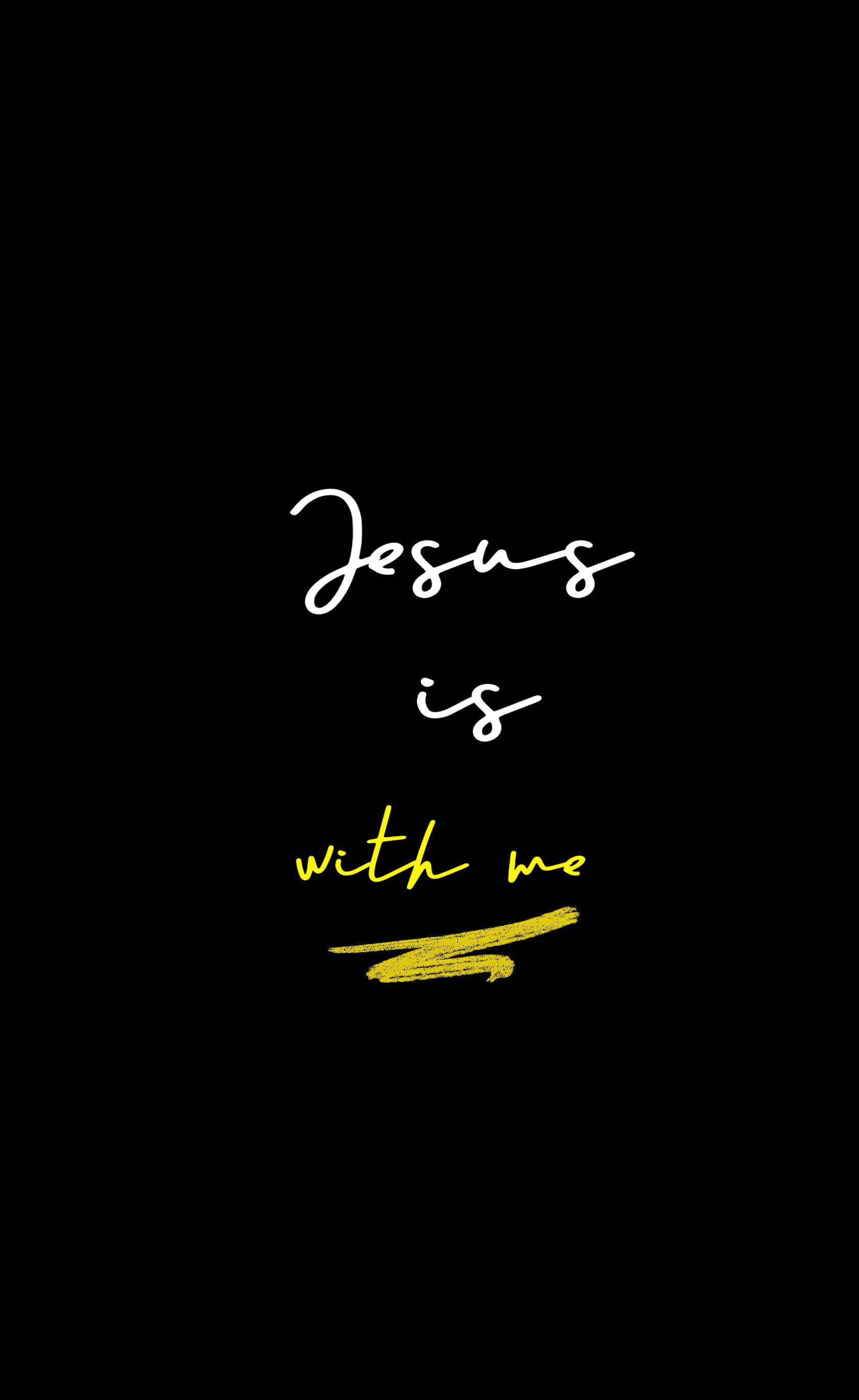 Jesus Kanssani Jesus 4K iPhone Taustakuvat