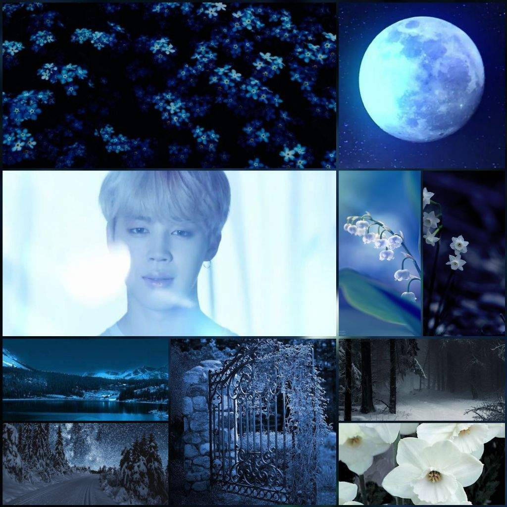 Jimin BTS Esteettinen Eteerinen Kuu Taustakuvat