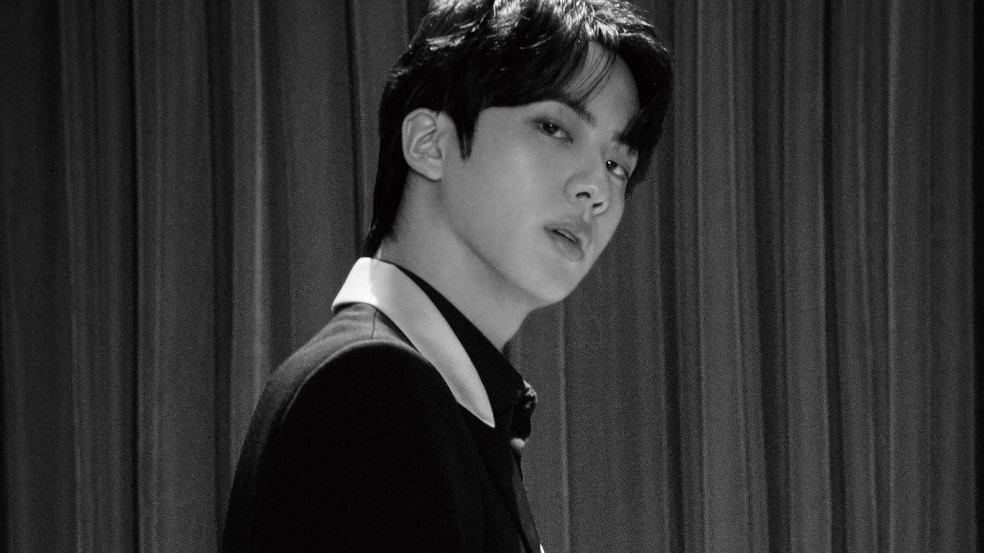 Jin BTS Musta Estetiikka Taustakuvat
